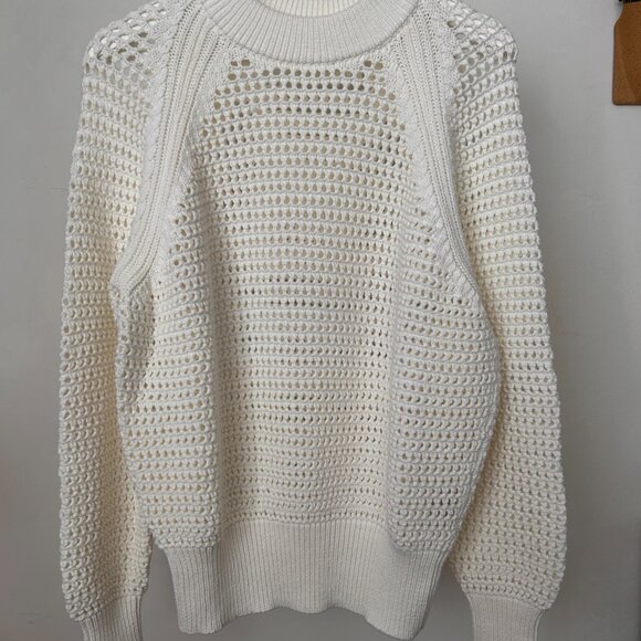 UNIQLO U | Cotton Sweater | Ecru | Size M - Picture 5 of 8